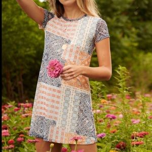 Altar’d State Patchwork Boho Dress